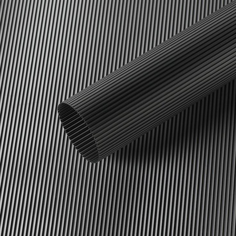 MYHC-04 Haze Line Film d'emballage de fleurs à motif vertical de couleur unie