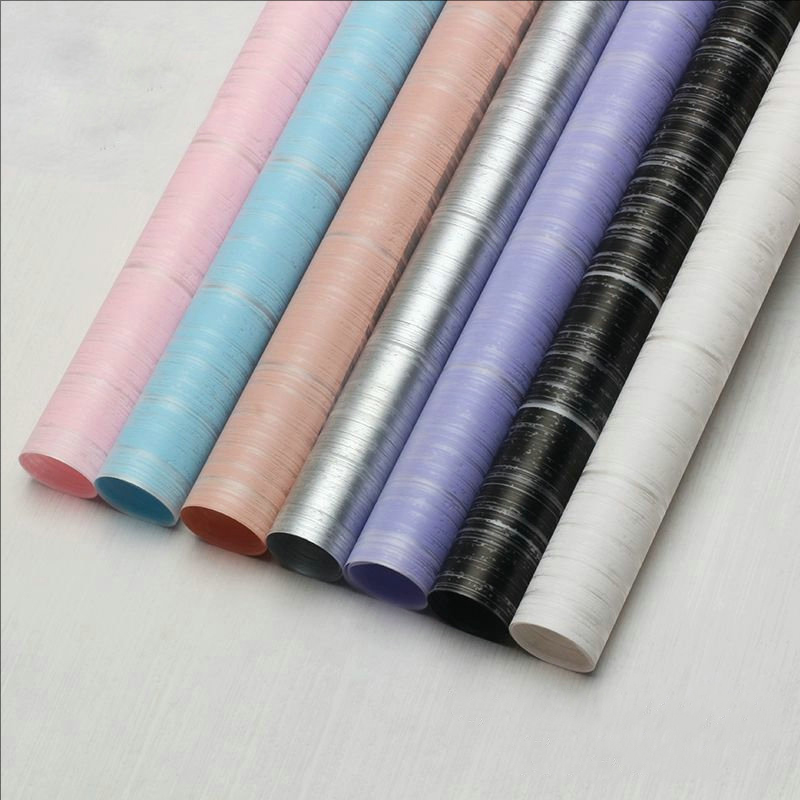 Papier d'emballage de fleurs mat translucide en forme de soie MYHC-51