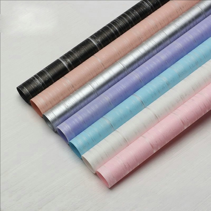 Papier d'emballage de fleurs mat translucide en forme de soie MYHC-51