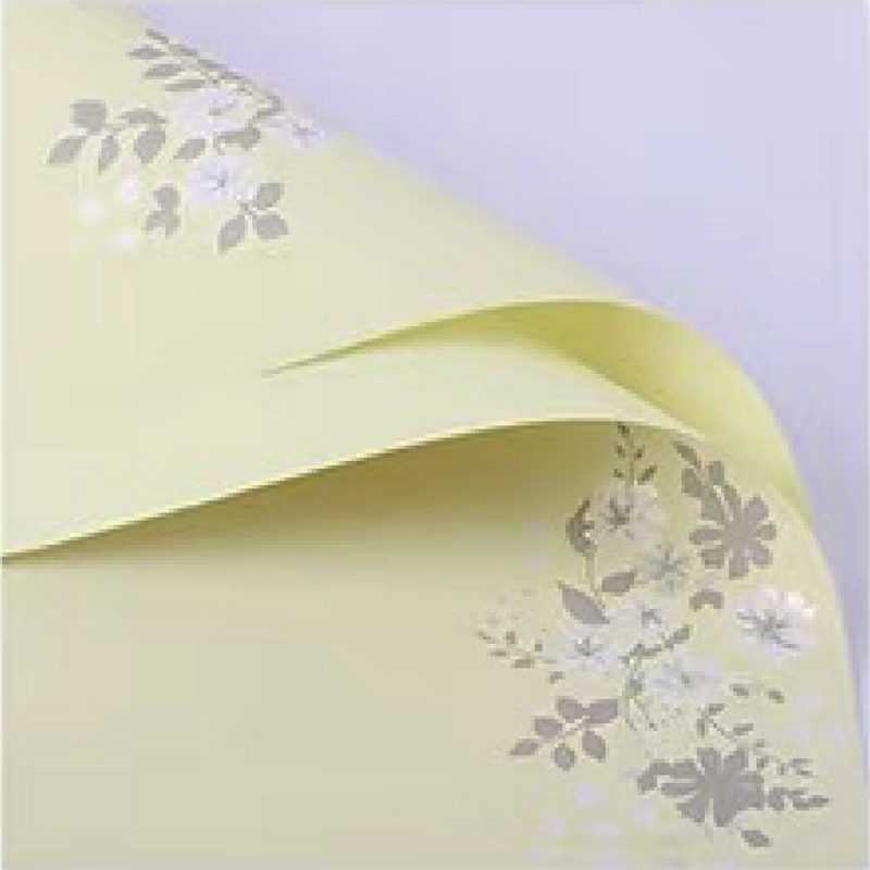 Film d'emballage de fleurs mat simple de couleur claire MYHC-55