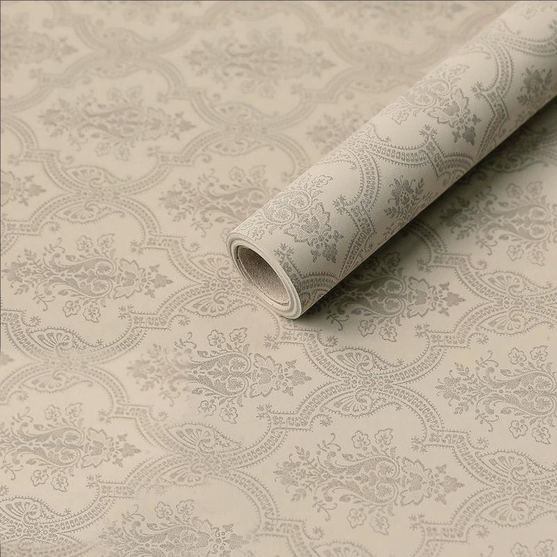 MYHC-56 Papier d'emballage de fleurs en coton monochrome à imprimé en relief