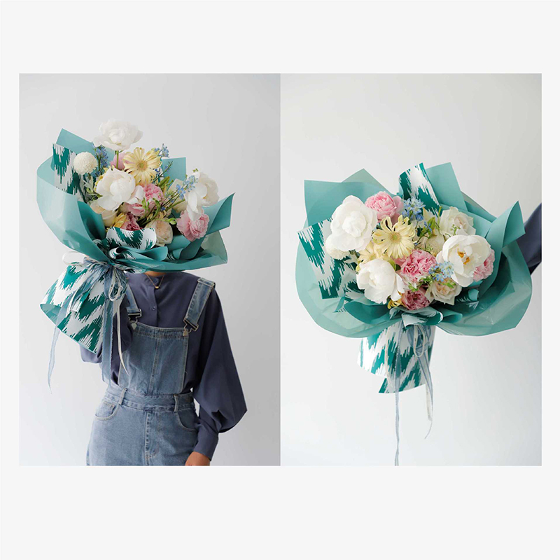MYHC-57 Film perlé BOPP Film d'emballage de fleurs imperméable