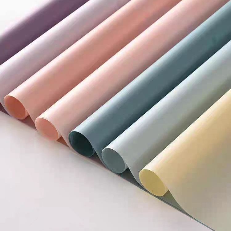 MYHC-59 Yunjin Film pour matelas Film d'emballage de fleurs de couleur unie