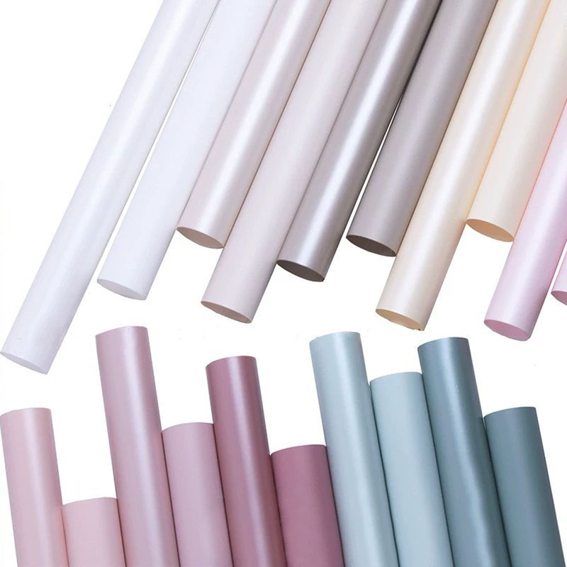 MYHC-59 Yunjin Film pour matelas Film d'emballage de fleurs de couleur unie