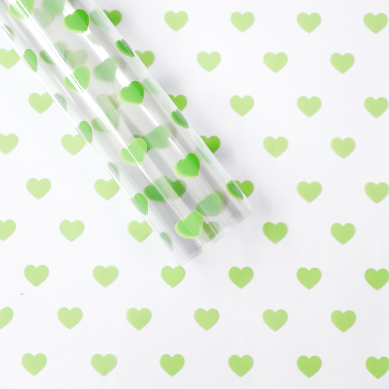 MYHC-62 Even Love Décoration OPP Papier d'emballage de fleurs transparent