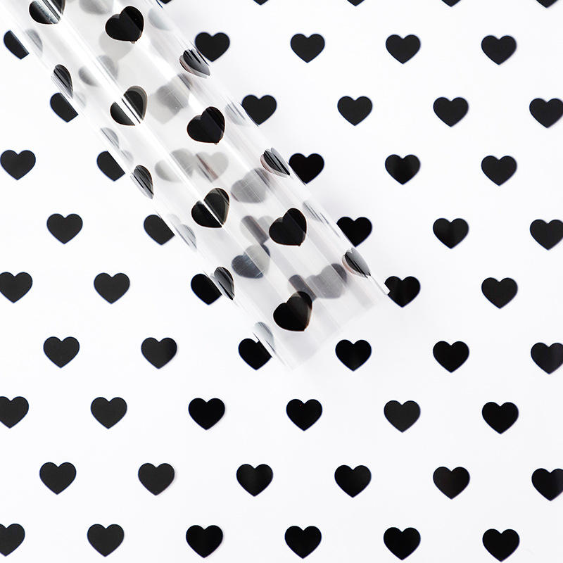 MYHC-62 Even Love Décoration OPP Papier d'emballage de fleurs transparent