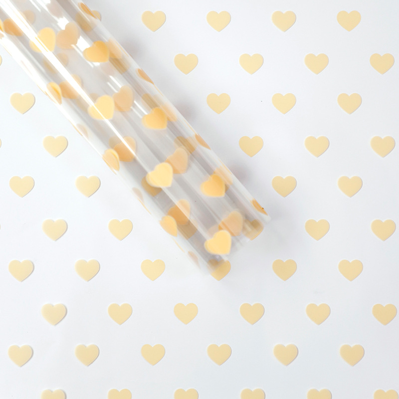 MYHC-62 Even Love Décoration OPP Papier d'emballage de fleurs transparent