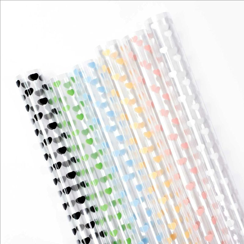 MYHC-62 Even Love Décoration OPP Papier d'emballage de fleurs transparent
