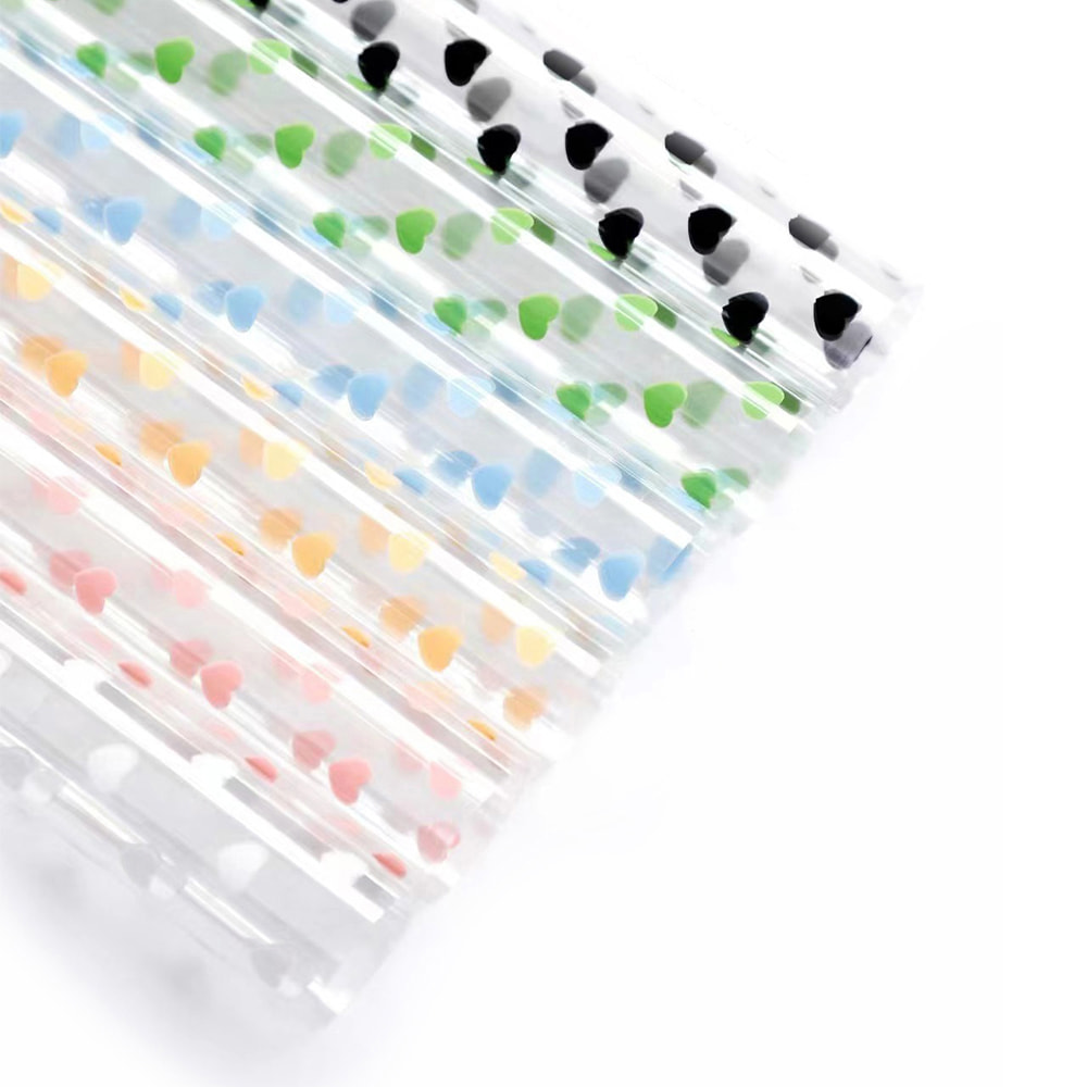 MYHC-62 Even Love Décoration OPP Papier d'emballage de fleurs transparent