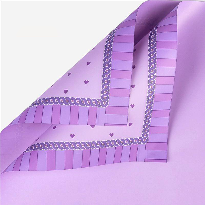 Film d'emballage de fleurs en plastique de couleur vive pour robe de princesse MYHC-65