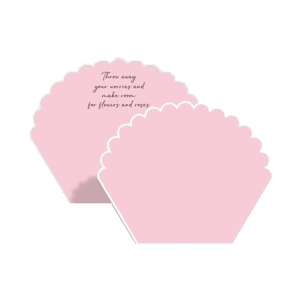 MYHC-71 Papier d'emballage monochrome en forme de pétale de fleur en coton