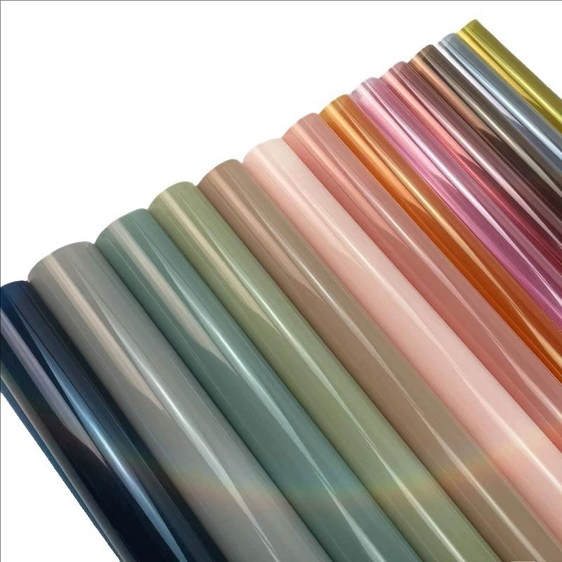 MYHC-74 Jelly Film OPP4.7 Papier d'emballage de fleurs transparent en soie