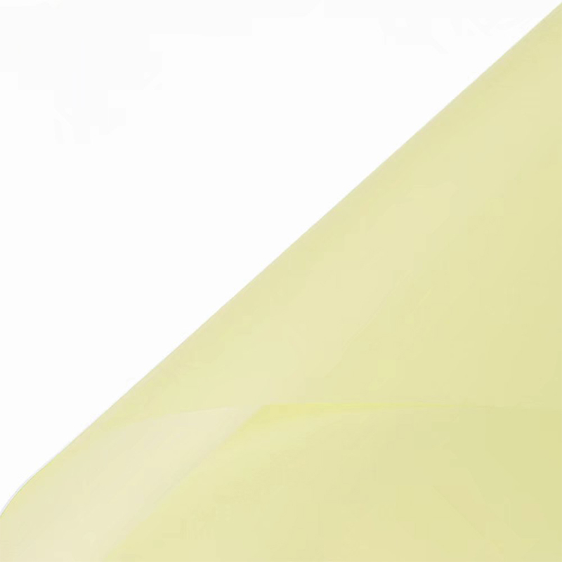 Papier d'emballage de fleurs translucides de couleur unie mate