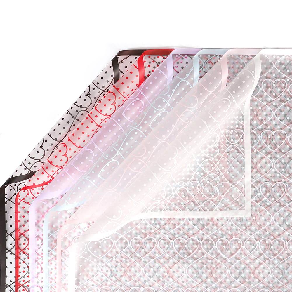 Papier d'emballage de fleurs à texture lisse