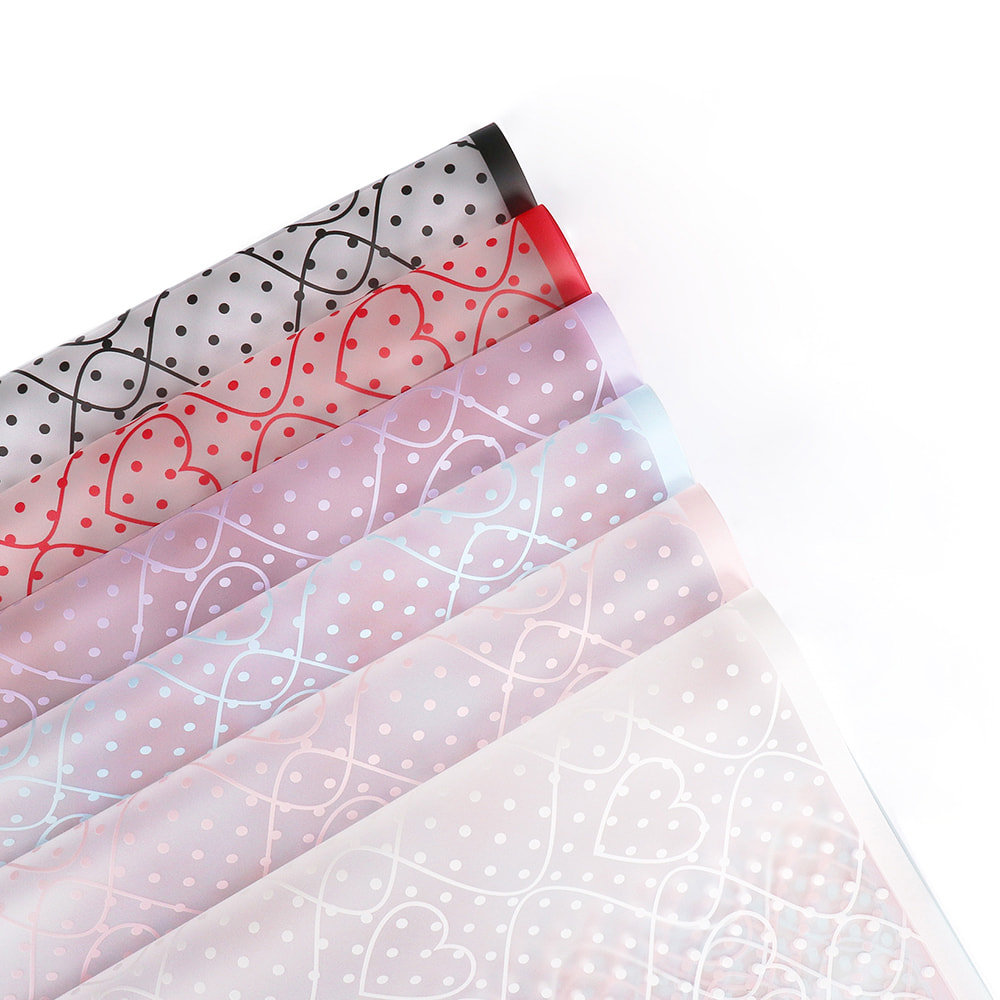 Papier d'emballage de fleurs à texture lisse