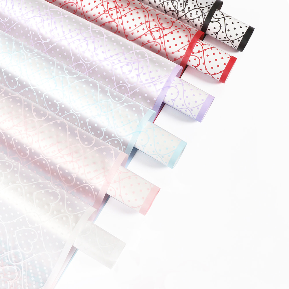 Papier d'emballage de fleurs à texture lisse