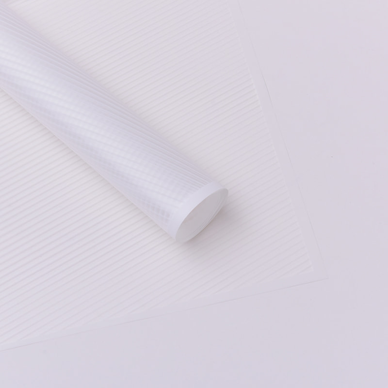 Papier d'emballage à fleurs rayées