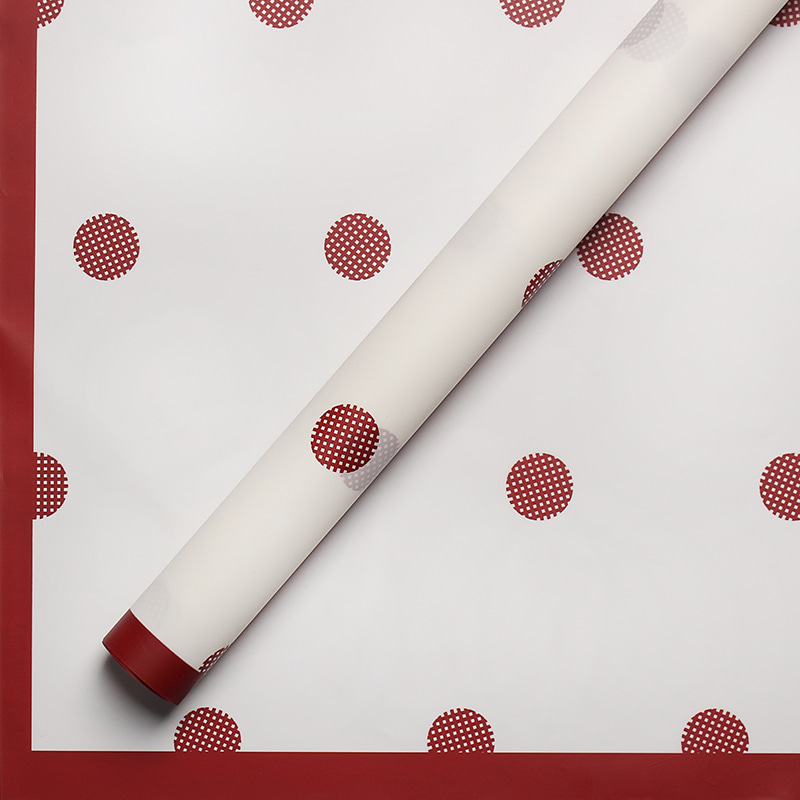 Papier d'emballage de fleurs bricolage mat Hansu