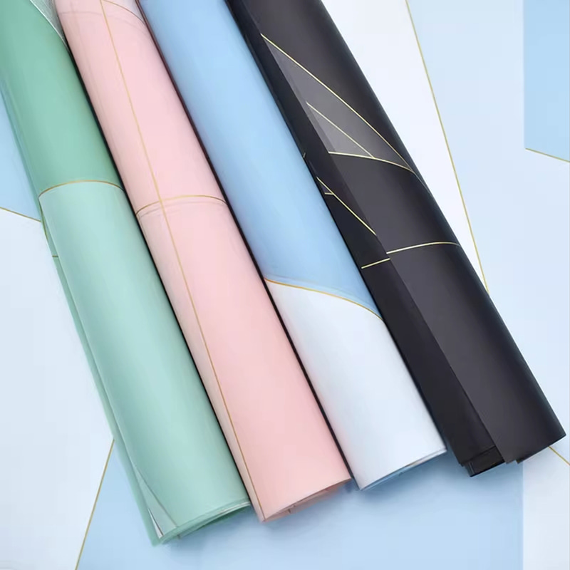 Papier d'emballage imperméable pour bouquet de fleurs Nossa avec ligne magnétique