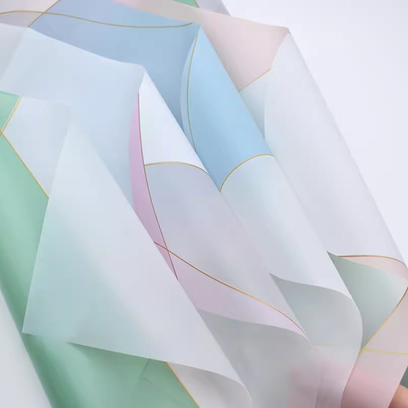 Papier d'emballage imperméable pour bouquet de fleurs Nossa avec ligne magnétique
