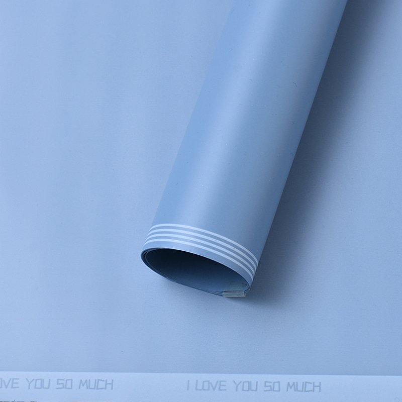 Papier d'emballage de fleur de stratification de Matt de gaufrage imperméable en plastique