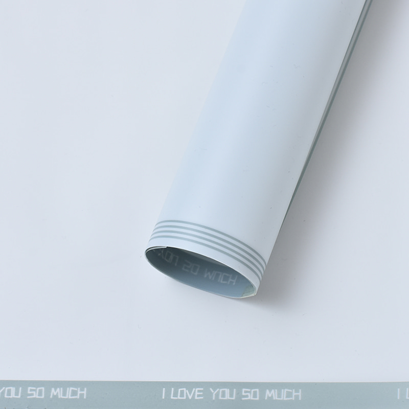 Papier d'emballage de fleur de stratification de Matt de gaufrage imperméable en plastique