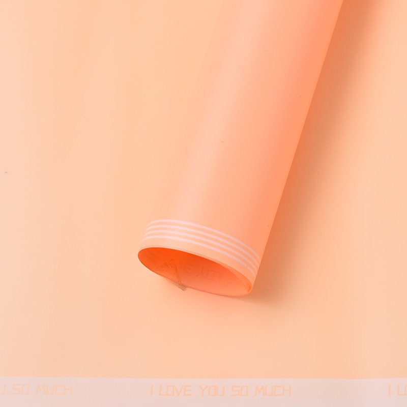 Papier d'emballage de fleur de stratification de Matt de gaufrage imperméable en plastique
