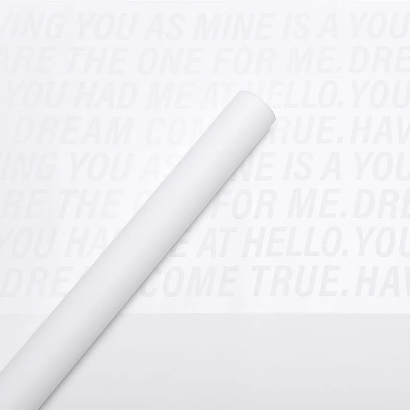Papier d'emballage de fleurs d'art de revêtement imperméable Nossa