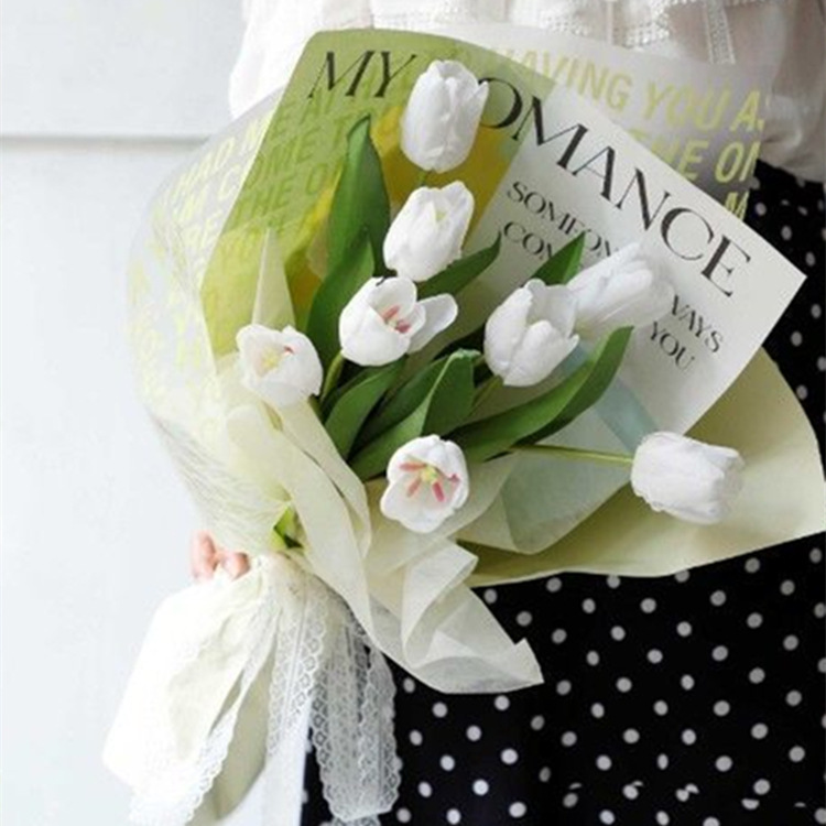 Papier d'emballage de fleurs d'art de revêtement imperméable Nossa