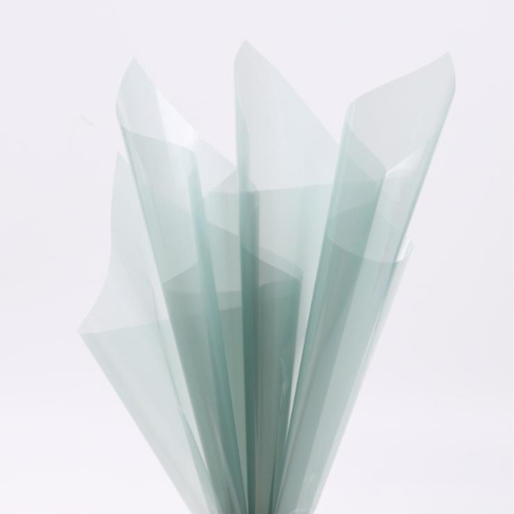 Papier d'emballage de fleurs en verre cristal transparent imperméable