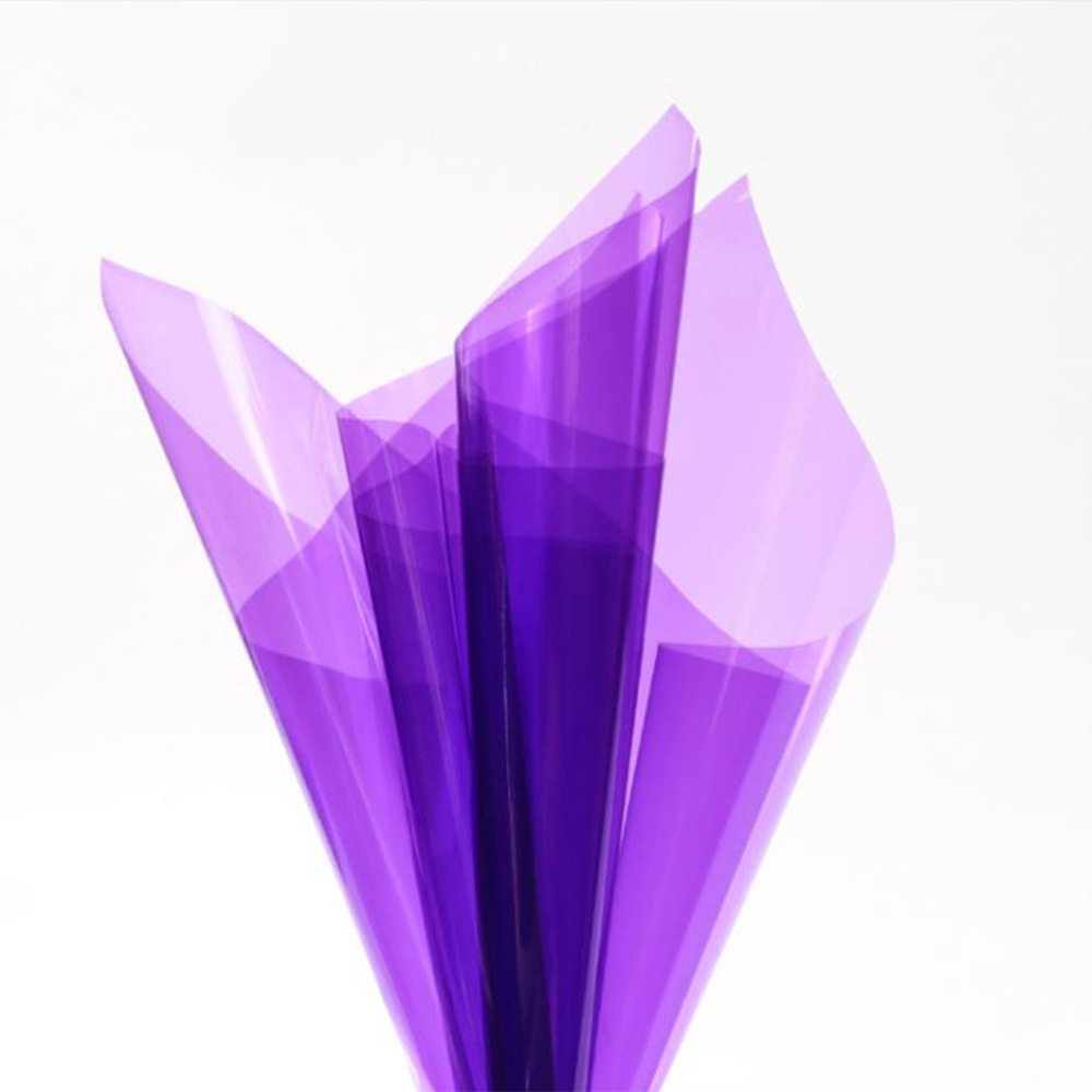 Papier d'emballage de fleurs en verre cristal transparent imperméable