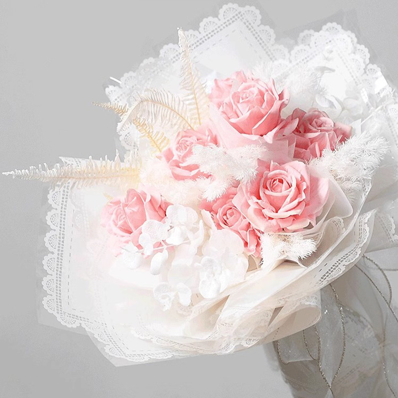 Papier enveloppé de dentelle imperméable épaissie en plastique