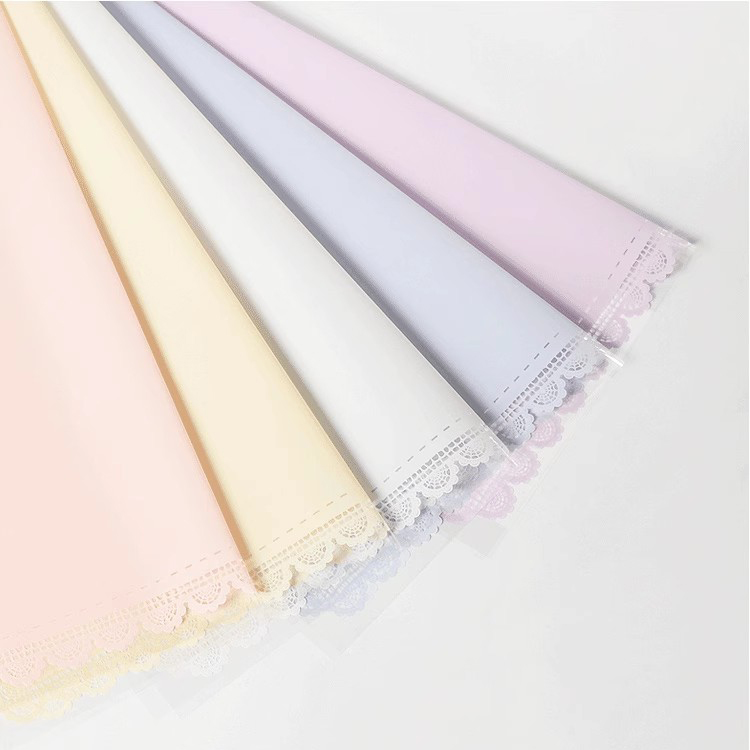 Papier enveloppé de dentelle imperméable épaissie en plastique