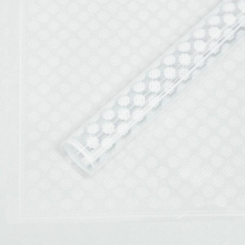 Film d'emballage de fleurs en plastique translucide