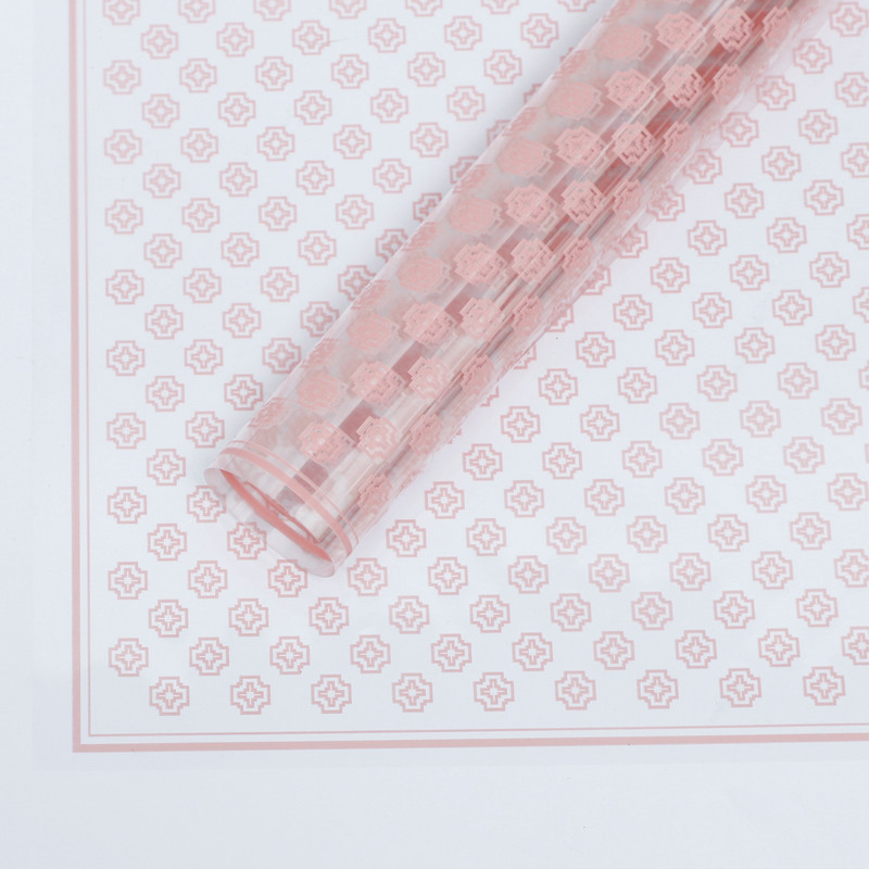 Film d'emballage de fleurs en plastique translucide