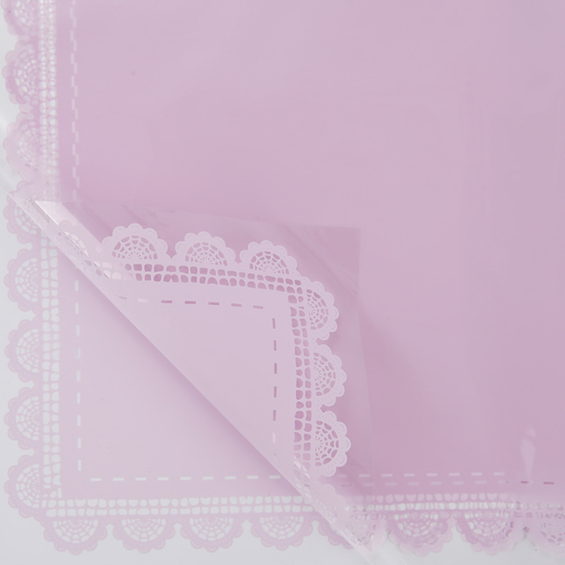 Papier enveloppé de dentelle imperméable épaissie en plastique
