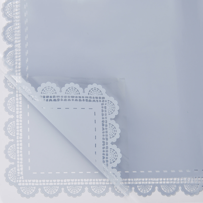 Papier enveloppé de dentelle imperméable épaissie en plastique