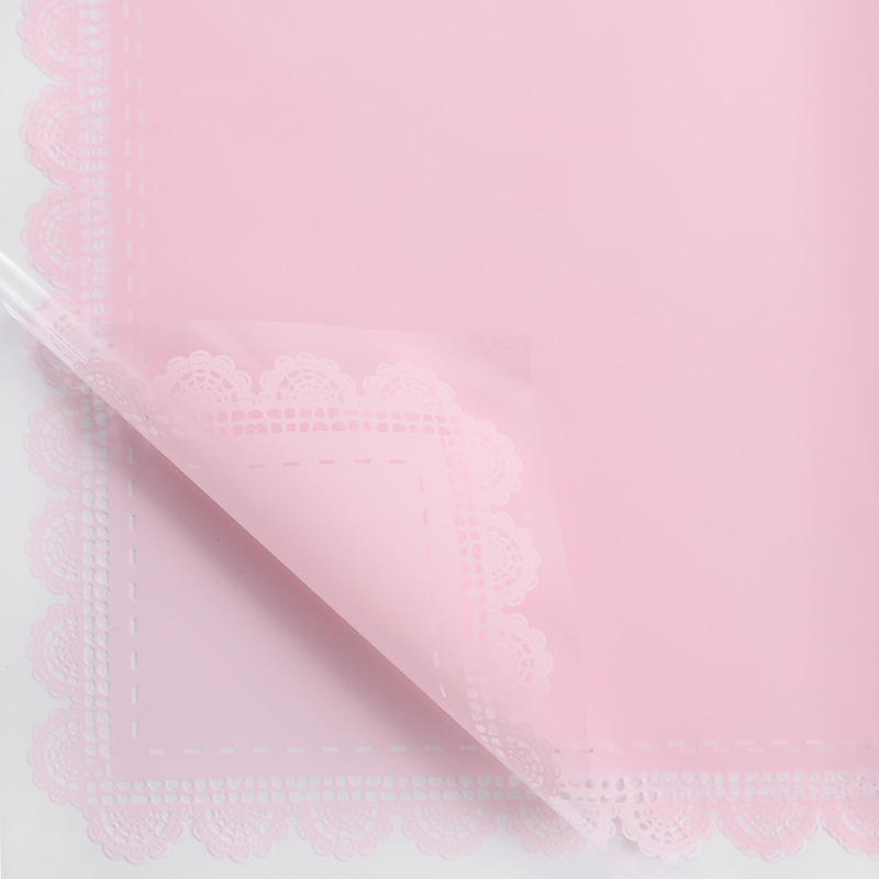 Papier enveloppé de dentelle imperméable épaissie en plastique