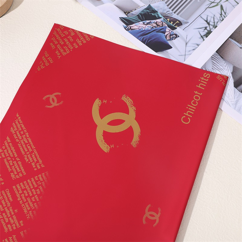 Papier d'emballage de marque Chanel