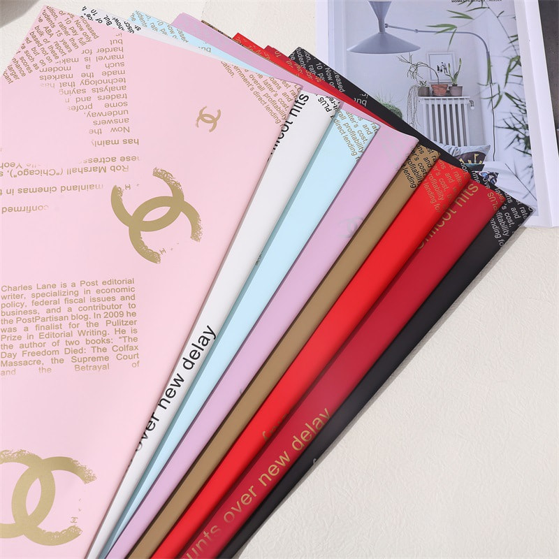 Papier d'emballage de marque Chanel