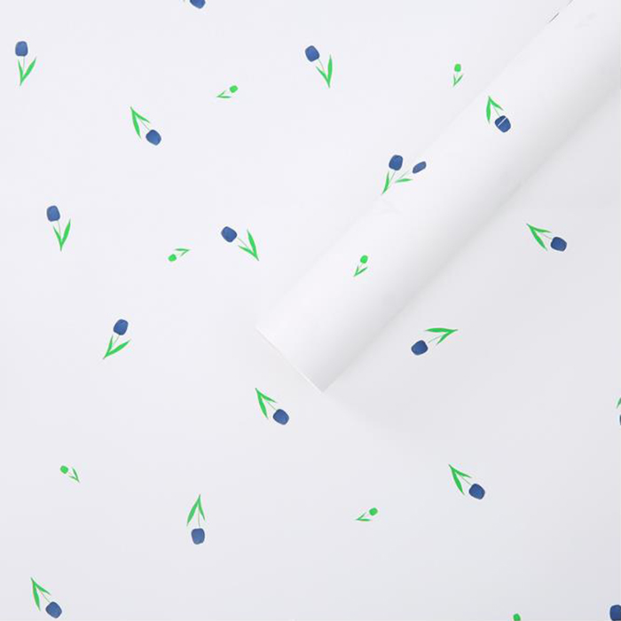 Papier d'emballage épais pour bouquet avec des mots artistiques