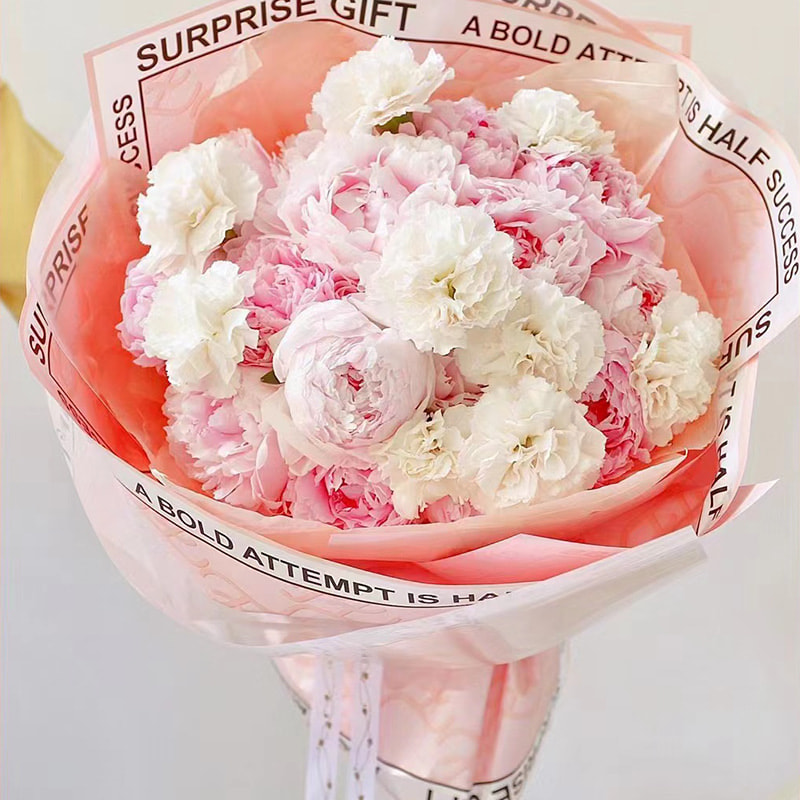 Papier d'emballage de fleurs Hera de marque dans une variété de couleurs