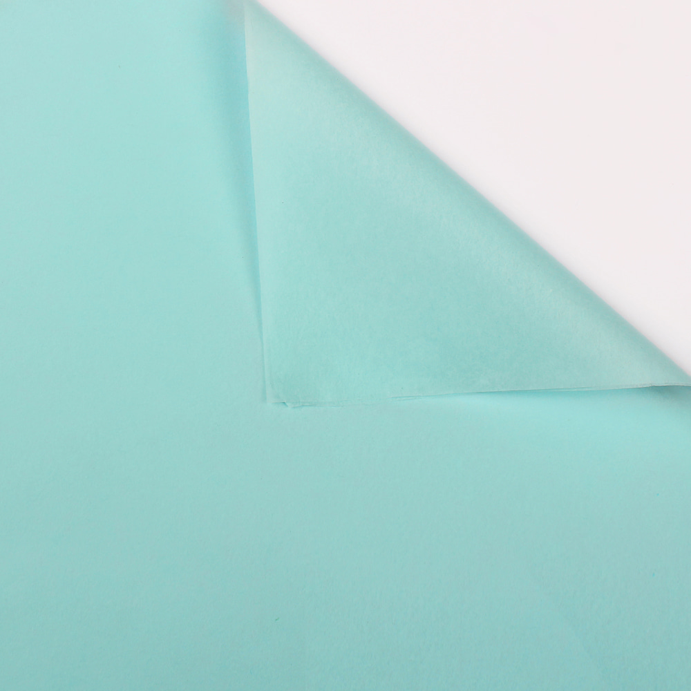 Papier d'emballage de fleurs en papier de poire des neiges coloré