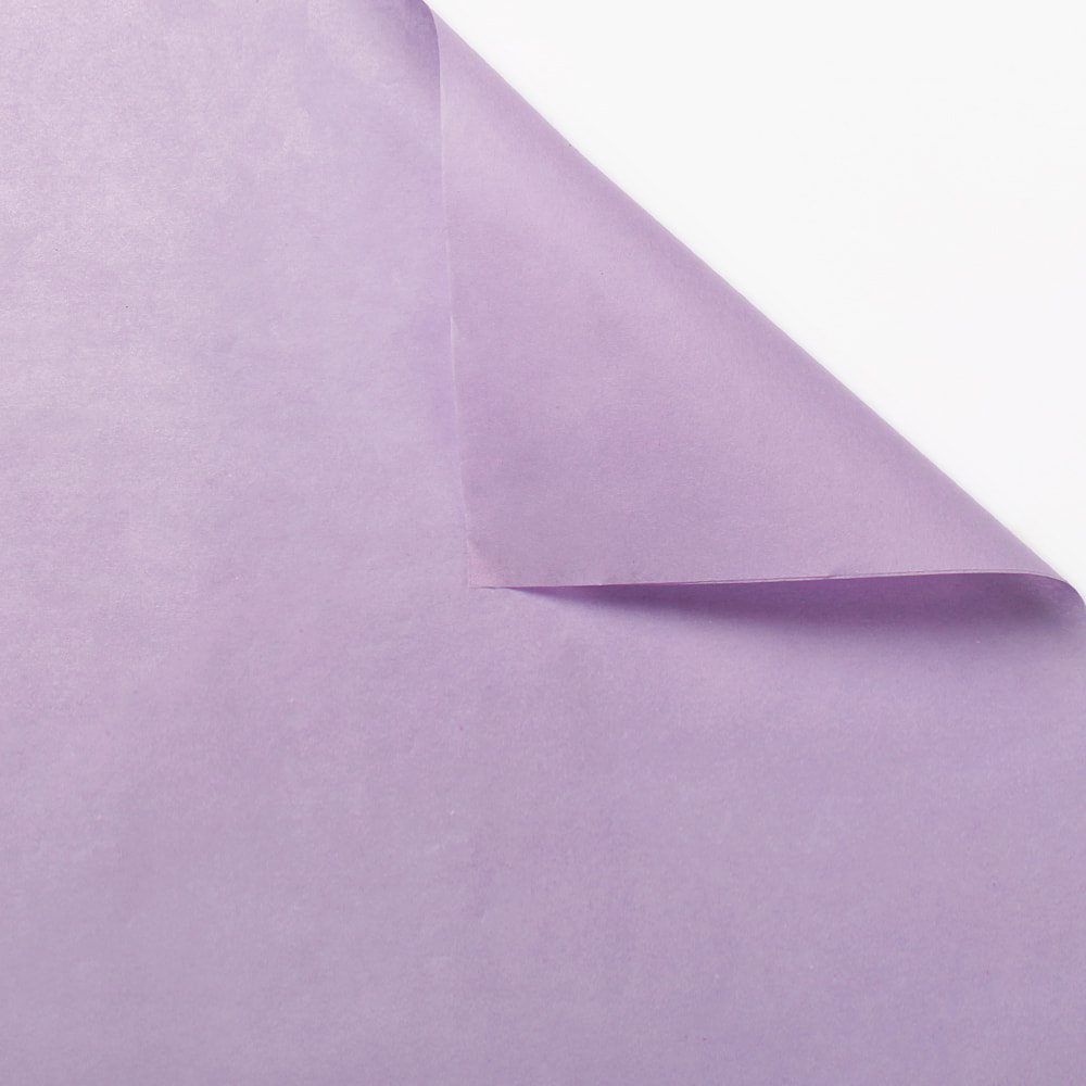 Papier d'emballage de fleurs en papier de poire des neiges coloré