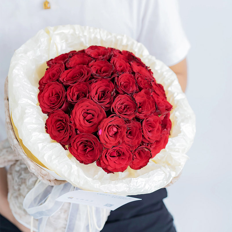 Papier d'emballage de fleurs en papier de poire des neiges coloré