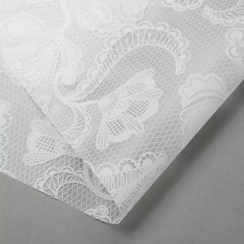 Papier d'emballage de fleurs Nuosha dans différents motifs et styles