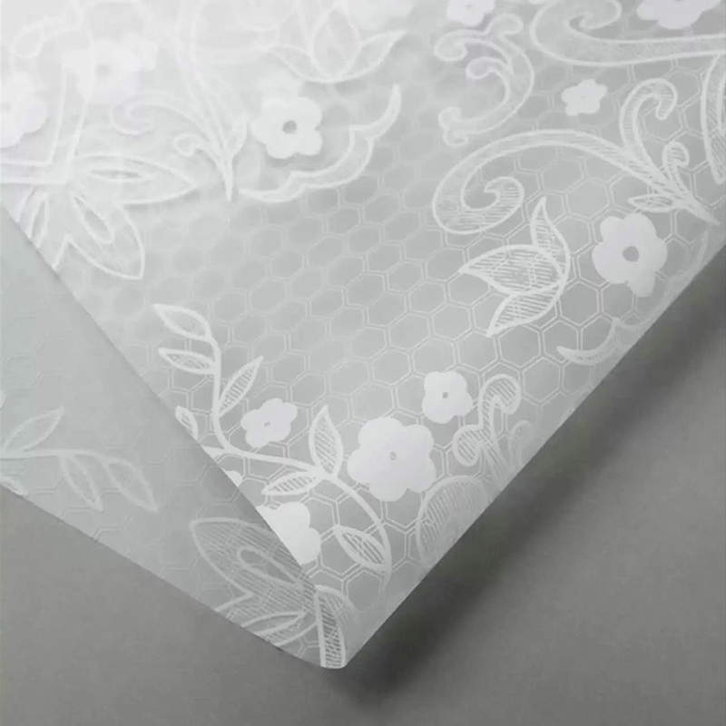 Papier d'emballage de fleurs Nuosha dans différents motifs et styles