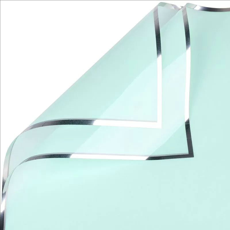 Papier d'emballage de fleurs à film brillant à l'eau aux ions d'argent