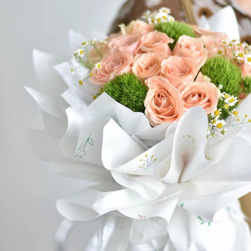 Film d'emballage en plastique pour bouquet de fleurs, antibuée et résistant à l'humidité