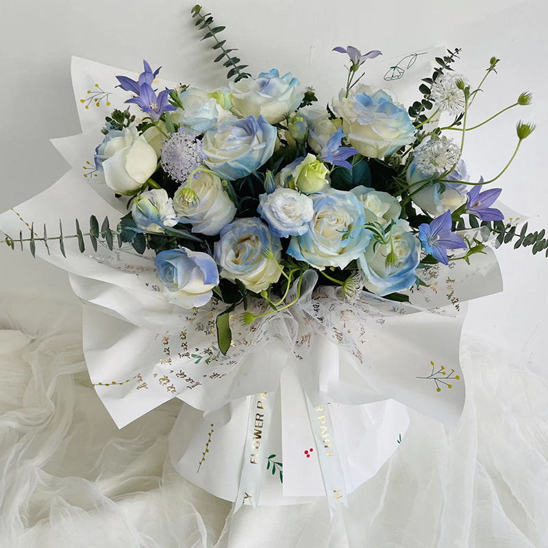 Film d'emballage en plastique pour bouquet de fleurs, antibuée et résistant à l'humidité